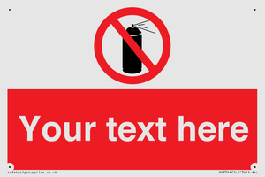 Custom prohibition no aerosol